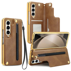 Funda de teléfono de PU con tapa y soporte p...