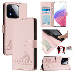 Funda para teléfono de cuero RFID con estamp...