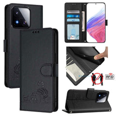 Funda para teléfono de cuero RFID con estamp...