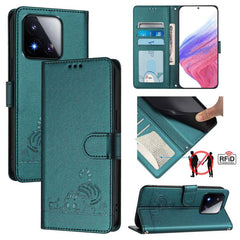 Funda para teléfono de cuero RFID con estamp...