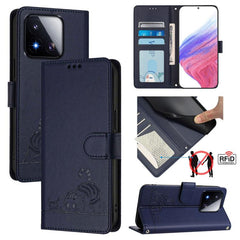 Funda para teléfono de cuero RFID con estamp...