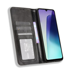 Funda de cuero para teléfono con textura ret...