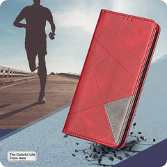 Funda de cuero magnética para teléfono con t...