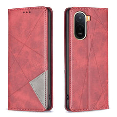 Funda de cuero magnética para teléfono con t...