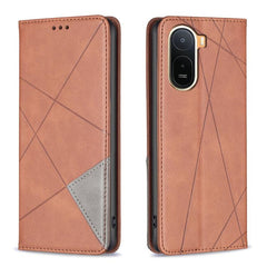 Funda de cuero magnética para teléfono con t...