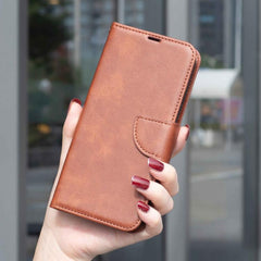 Funda de cuero con tapa para teléfono de col...