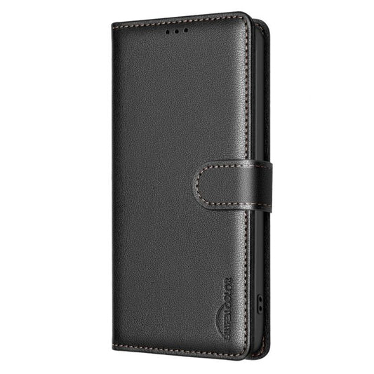 Funda de cuero antirrobo para teléfono con t...
