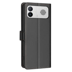 Funda de cuero antirrobo para teléfono con t...