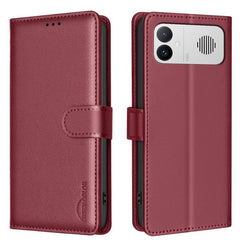 Funda de cuero antirrobo para teléfono con t...