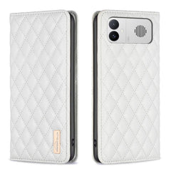 Funda para teléfono con tapa de cuero magnét...