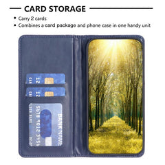 Funda para teléfono con tapa de cuero magnét...