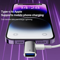 Adaptador OTG de 8 pines a USB, USB-C/Tipo-C...