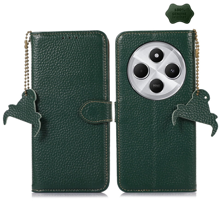 Funda para teléfono de cuero genuino con tex...
