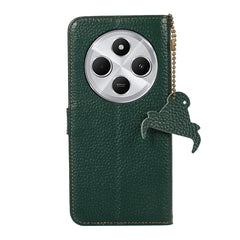 Funda para teléfono de cuero genuino con tex...