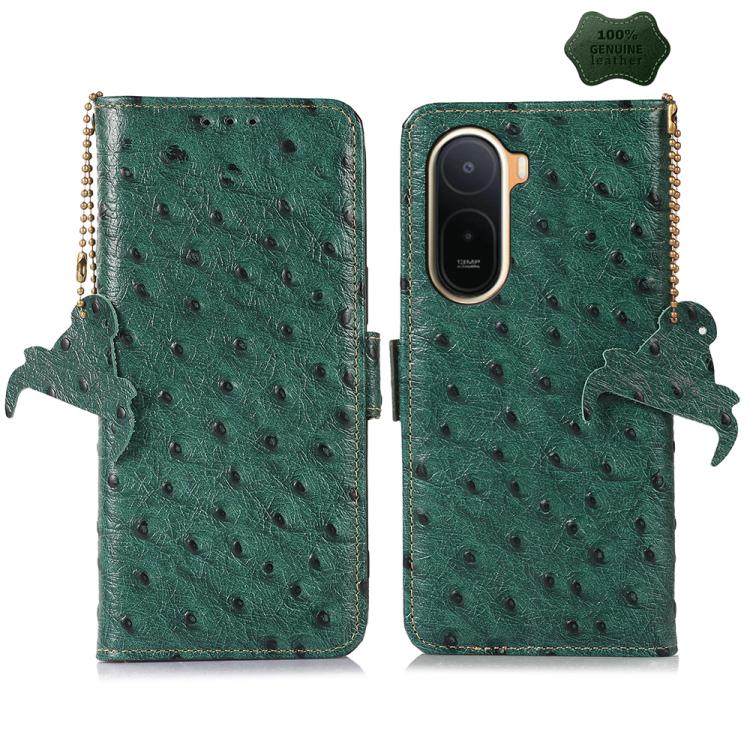 Funda para teléfono RFID de piel auténtica c...