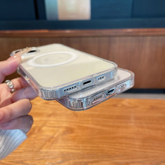 Funda para teléfono MagSafe de acrílico tran...