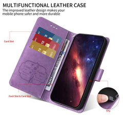 Funda de cuero para teléfono con diseño de f...