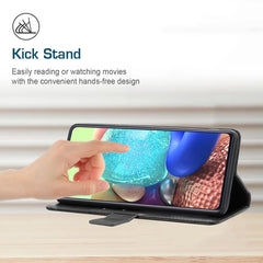 Funda de cuero para teléfono con tapa y patr...
