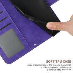 Funda de cuero con tapa para teléfono con di...