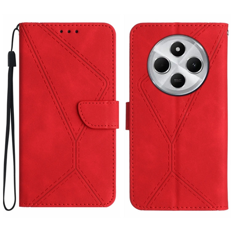 Funda para teléfono de cuero con costuras en...
