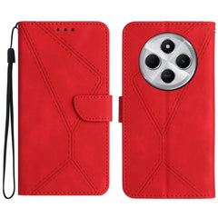 Funda para teléfono de cuero con costuras en...