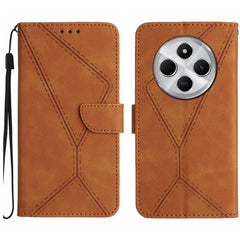 Funda para teléfono de cuero con costuras en...