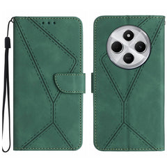Funda para teléfono de cuero con costuras en...