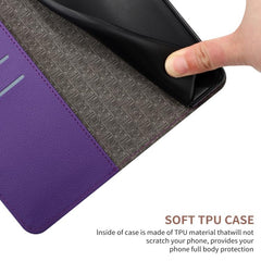 Funda de cuero para teléfono con textura de ...