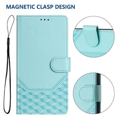 Funda para teléfono de cuero RFID con reliev...