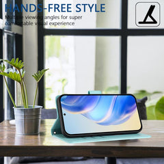 Funda para teléfono de cuero RFID con reliev...