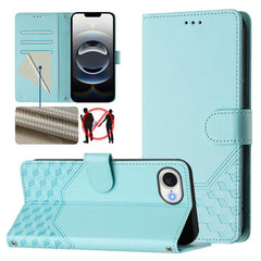 Funda para teléfono de cuero RFID con reliev...