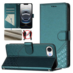 Funda para teléfono de cuero RFID con reliev...