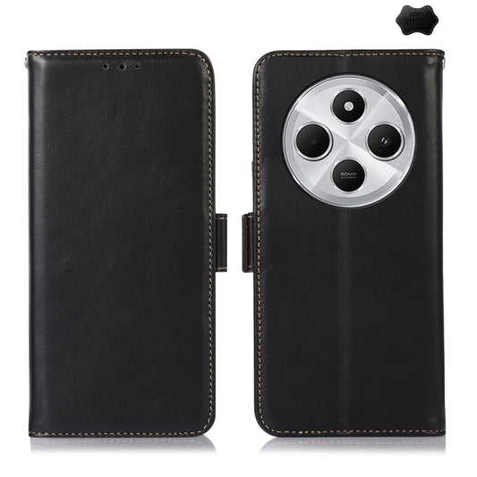 Funda para teléfono RFID de cuero genuino co...