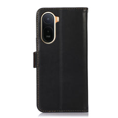 Funda para teléfono RFID de cuero genuino co...