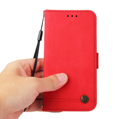 Funda de cuero para teléfono con botones de ...