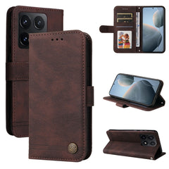 Funda de cuero para teléfono con botones de ...