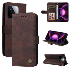 Funda de cuero para teléfono con botones de ...