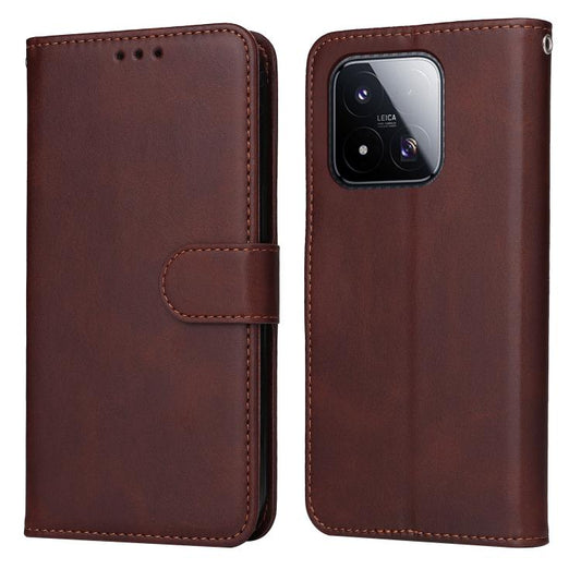 Funda clásica de piel de becerro con tapa pa...