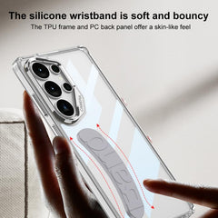 Estuche para teléfono con pulsera de silicon...