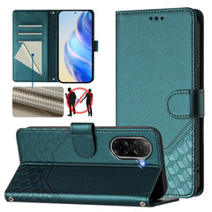 Funda para teléfono de cuero RFID con reliev...
