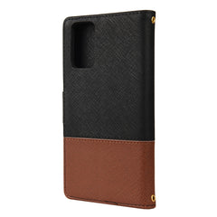 Estuche de cuero con tapa horizontal de empa...