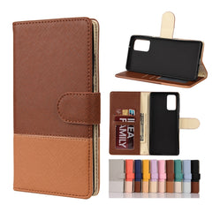 Estuche de cuero con tapa horizontal de empa...