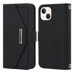 Funda de cuero para teléfono con cordón y te...