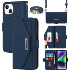 Funda de cuero para teléfono con cordón y te...