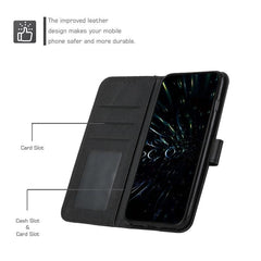 Funda para teléfono de piel con textura de b...