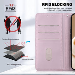 Funda de cuero RFID para teléfono con bonito...