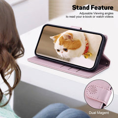 Funda de cuero RFID para teléfono con bonito...