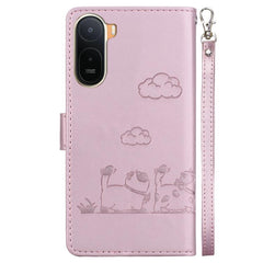 Funda de cuero RFID para teléfono con bonito...
