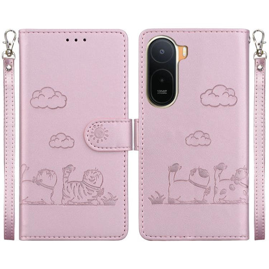 Funda de cuero RFID para teléfono con bonito...