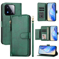 Estuche de cuero para teléfono con cremaller...